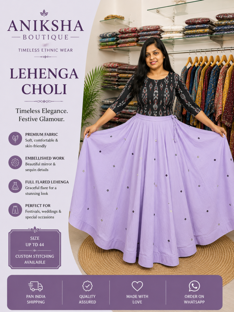 Cotton Lehenga Choli