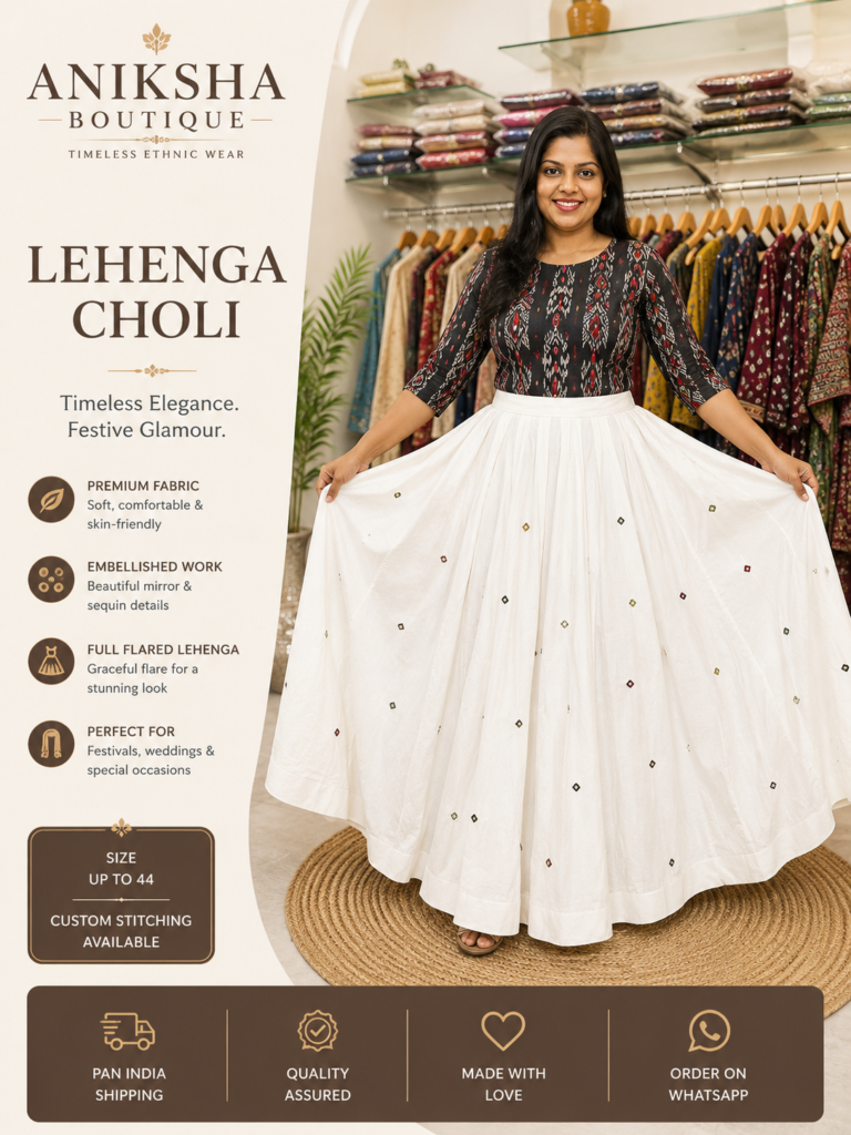 Cotton Lehenga Choli