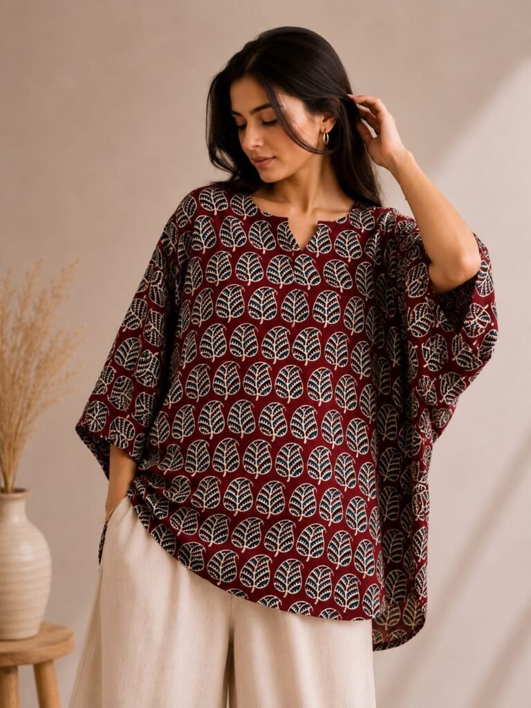 Ajrak  Modal Top