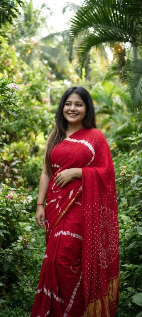 LEHERIYA BANDHEJ MODAL SAREE